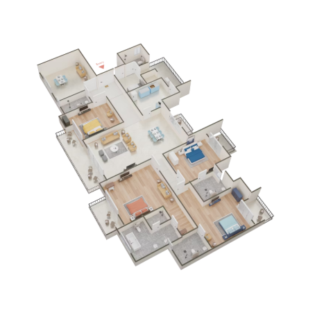 4 BHK 3027 sq.ft