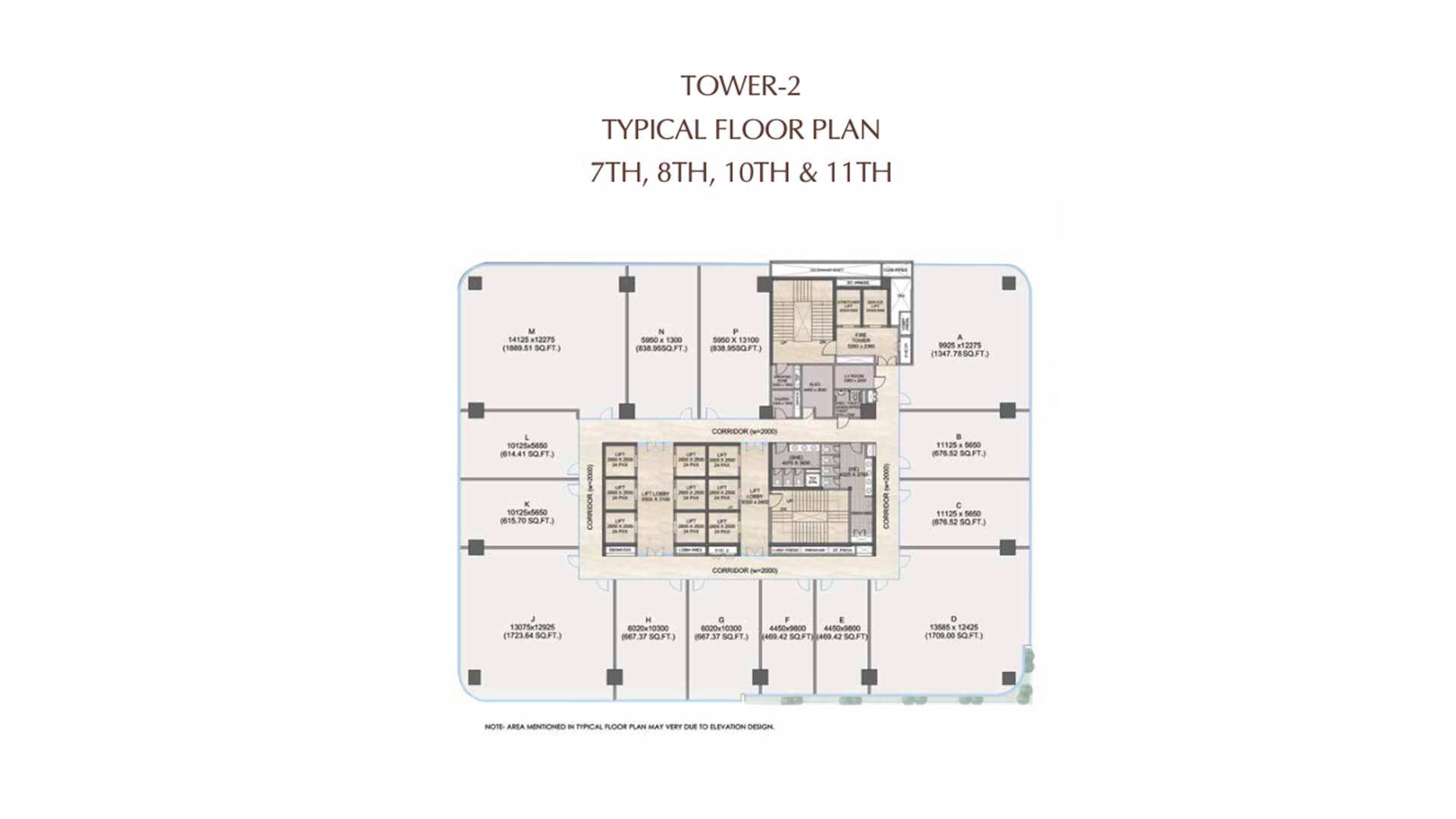 TOWER 2 7TH, 8TH, 10TH & 11TH